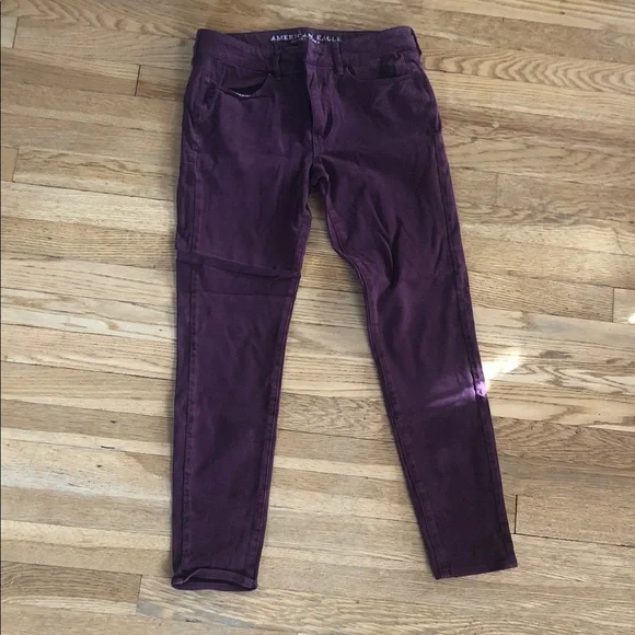 American Eagle Outfitters jegging Women's Deep Purple - Picture 2 of 6